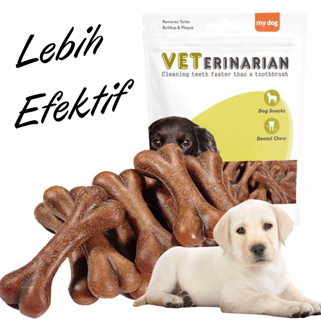 Snack Tulang Anjing 1 Pack Makanan Gigitan Camilan Tulangan Anjing Dog Treats FEFARM