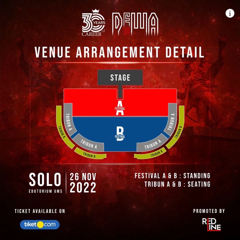 Tiket Dewa 19 Solo, 26 Nov 2022