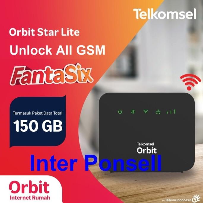 Telkomsel Orbit Star Lite Modem Wifi Router 4G High Speed Bonus 50Gb
