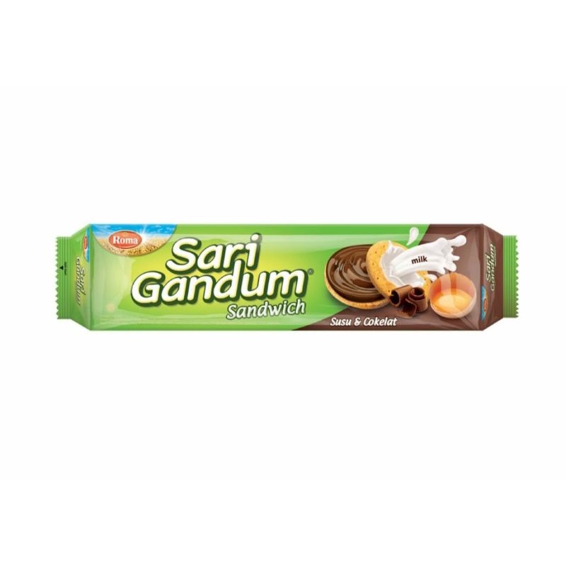 

Roma Sari Gandum Sandwich coklat 108 g