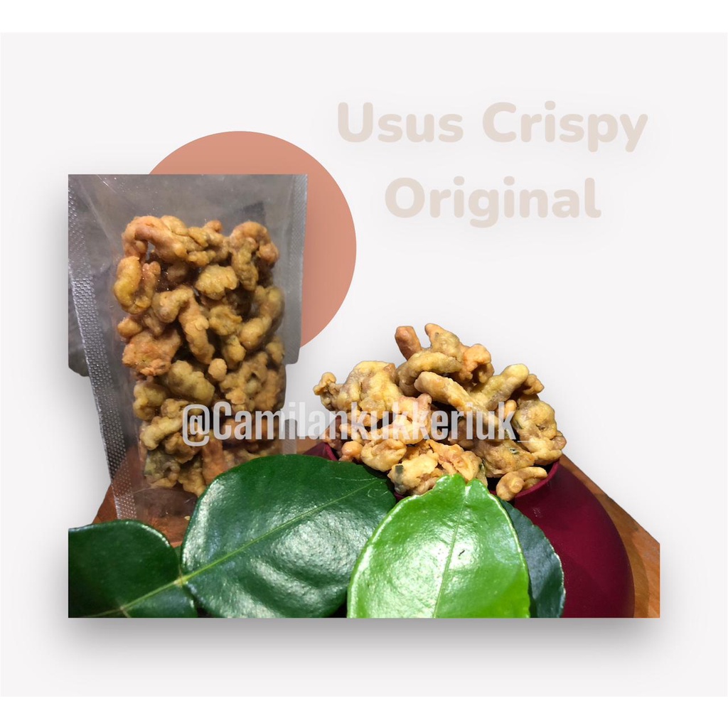 

Usus Crispy Kriuk Rasa Original dan Pedas Jeruk