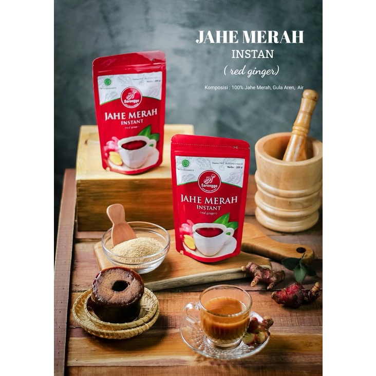 

Jahe merah instan,SARONGGE