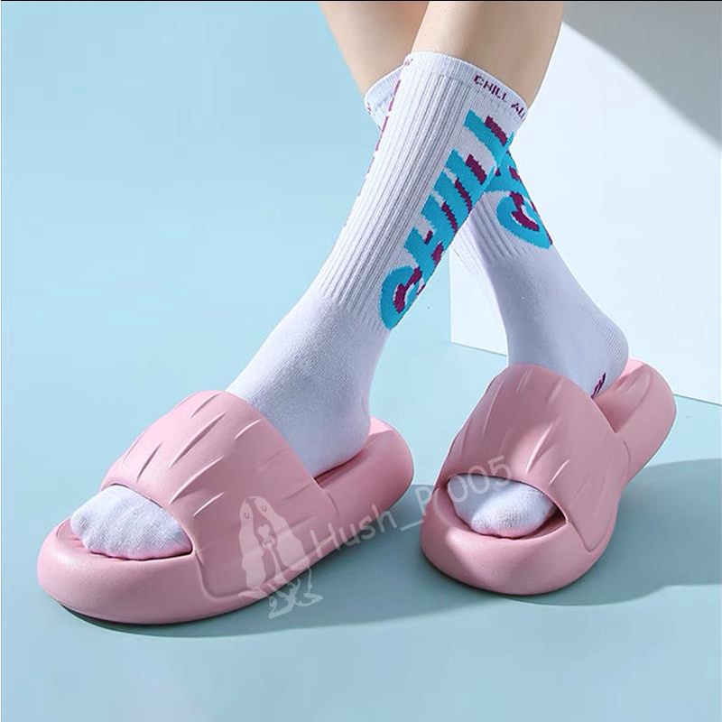 COD Komin Sandal Slop Wanita Karet Sendal Viral Jelly Sandal Rumah Empuk Slipper Kekinian Anti Slip Ukuran 36-41