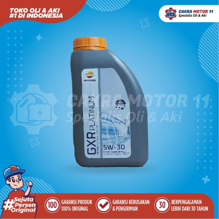 PROMO REPSOL GXR PLATINUM 5W30 SN 1LT