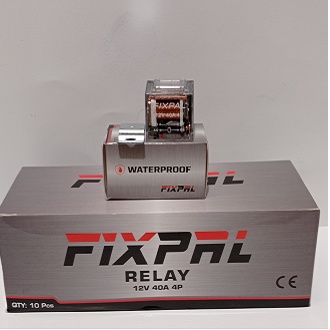 RELAY 12V 40A 4P FIXPAL MURAH