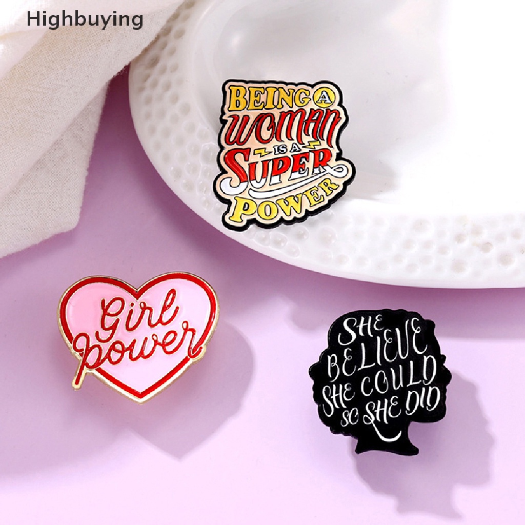 Hbid Kartun Kepribadian Lucu Enamel Huruf Inggris Bros Pin Jas Kerah Pin Lencana Perhiasan Hadiah Glory