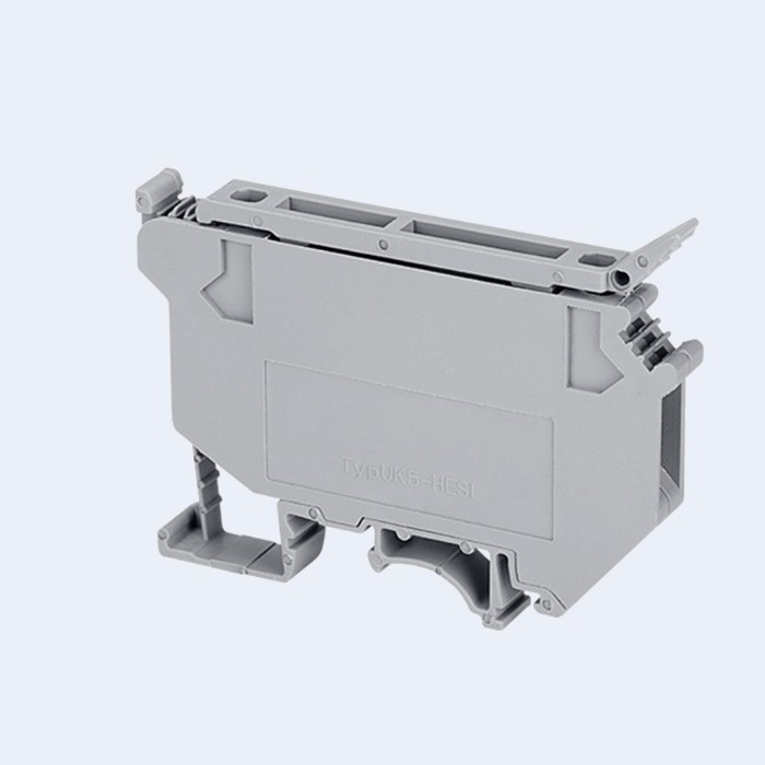 UK5-HESI Fuse Terminal Block Din Rail (0.2~4mm) 800V/6.3A