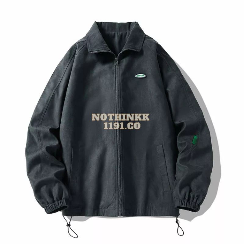 NOTHINK1991 | VINTAGE WORK JAKET | CASUAL JACKET UNISEX | BOMBER WINDBREAKER