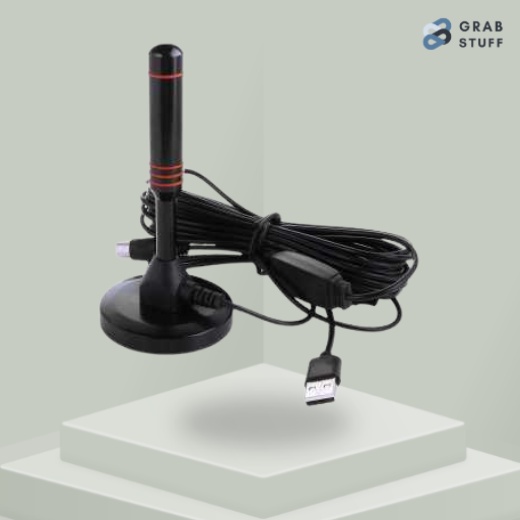 Antena TV Digital Indoor USB DVB-T2 25dB Murah / Antena Stick Tv Digital Dalam Ruangan Super Jernih 