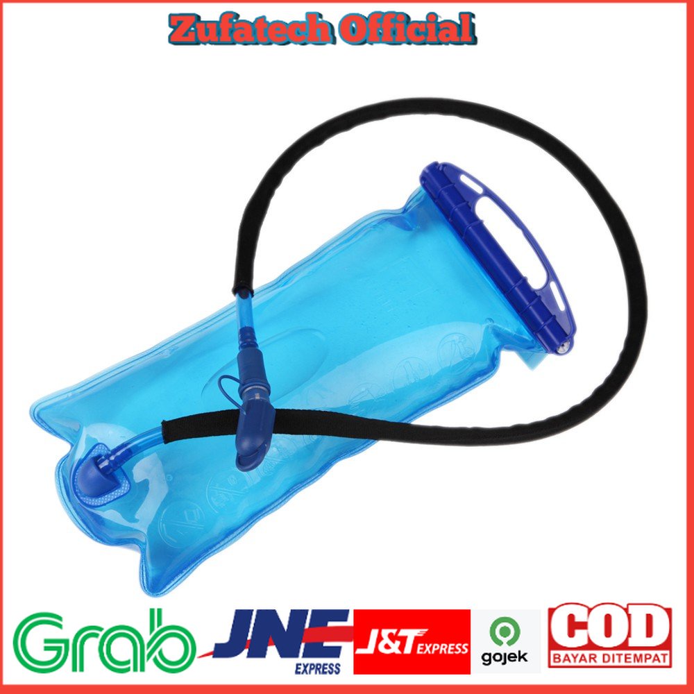 TaffSPORT Kantung Air Minum Sepeda Cycling Hiking Water Bladder Hydration Bag 2L - SD16 - Blue