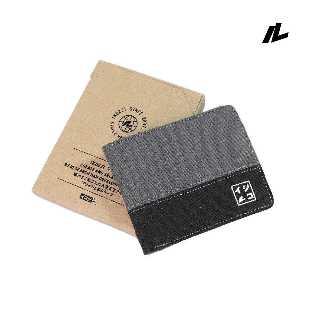 Ikozzi Prone Wallet - Dompet Canvas