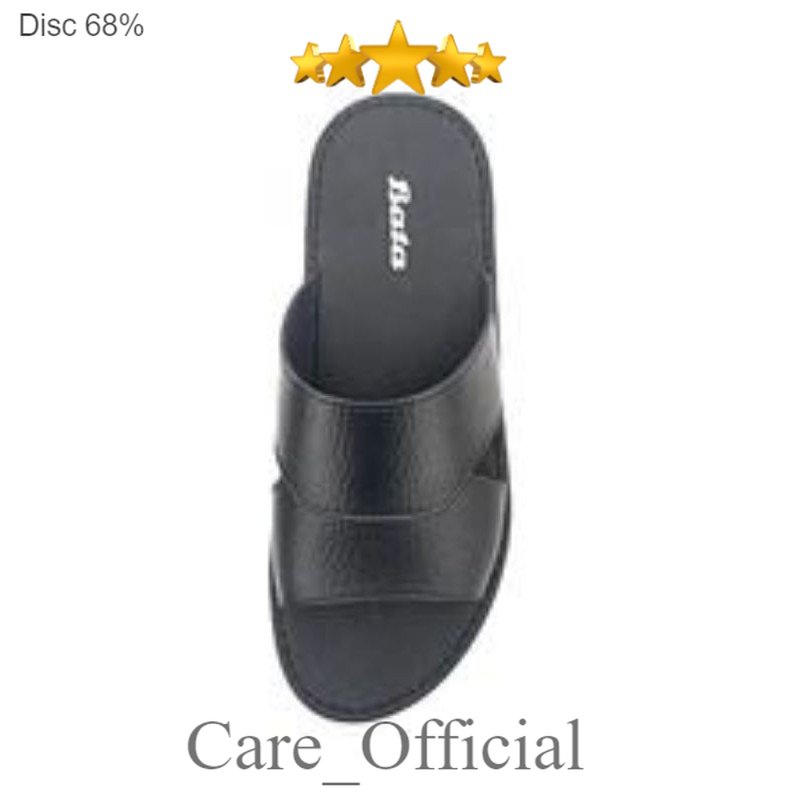 BATA SANDAL Slop Pria Slav hitam/black 8716179