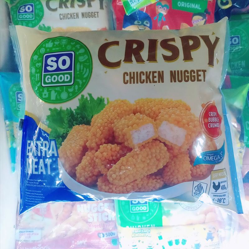 

So Good Crispy Chicken Nugget 400gr | naget ayam crispy