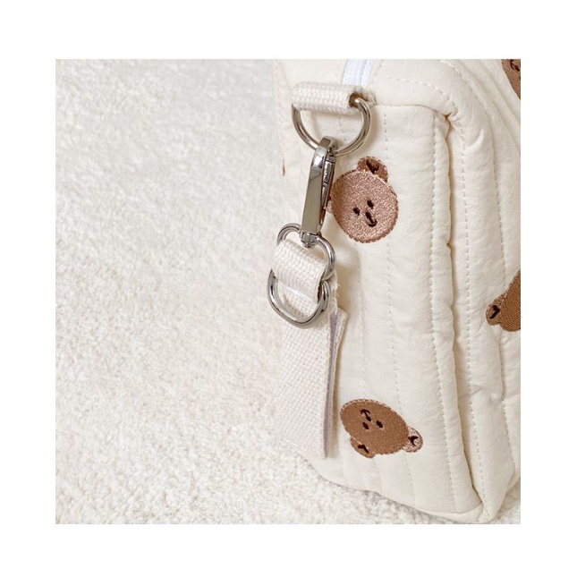 BIANCA - BEAR SERIES Tas Pouch Diaper Bag / Nappy Diaper Bag / Cosmetic Bag Premium Korea