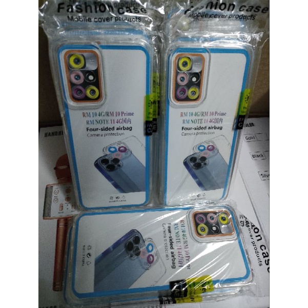 Softcase Xiaomi Redmi 10 Redmi 10 Prime Redmi Note 11 4G Silikon Casing Bening Transparan Pelindung Pro Camera