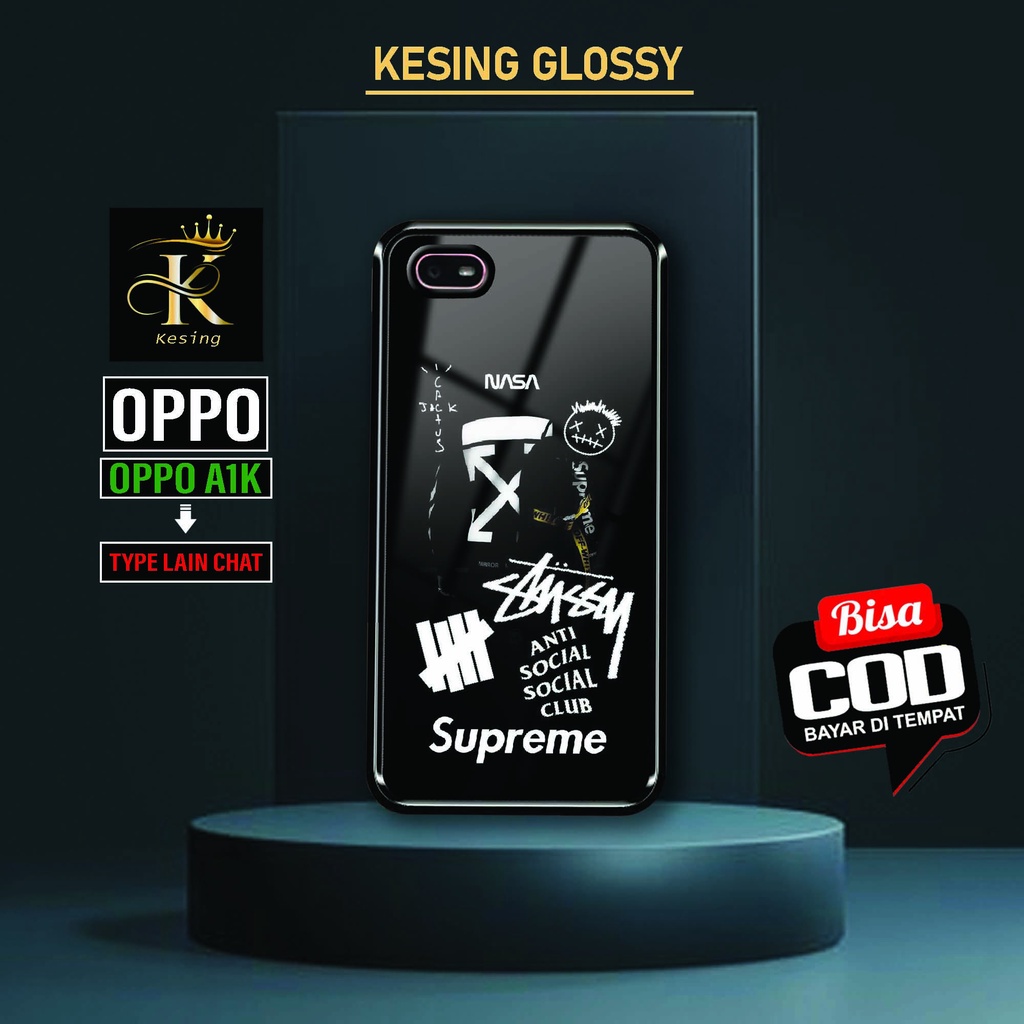 Case OPPO A1K Terbaru - Casing Hp OPPO A1K - Kesing Hp - Hardcase Glossy - Softcase Protect - Siliko