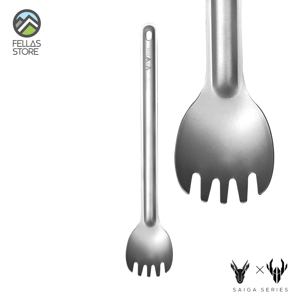 Saiga - Titanium Long Handle Spork