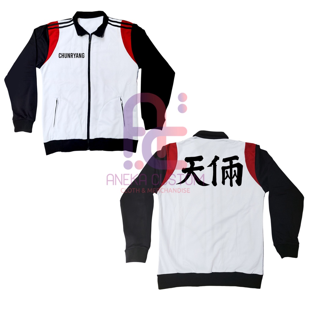 Jaket Tracktop Jin Hobin Chunryang Jakt Manhwa Outfit