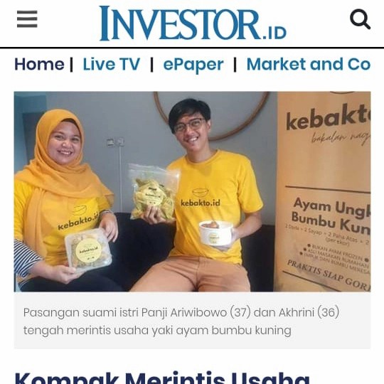 

Ayam Ungkep Bumbu Kuning Per Ekor Tx0621