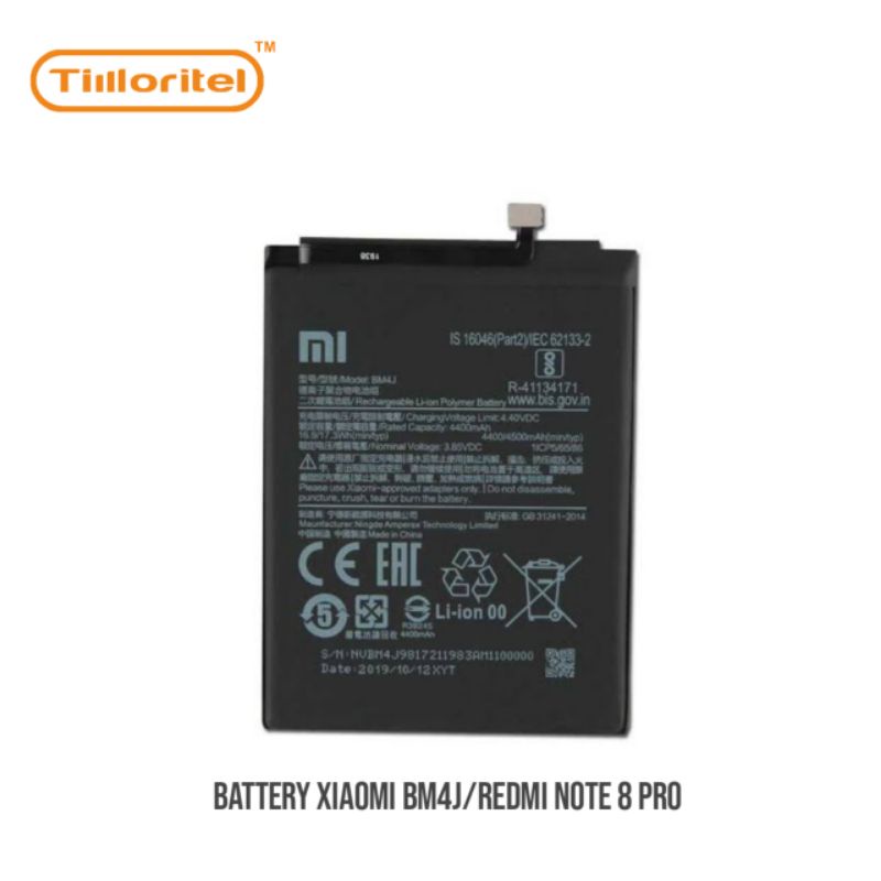 BATTERY XIAOMI BM4J/REDMI NOTE 8 PRO