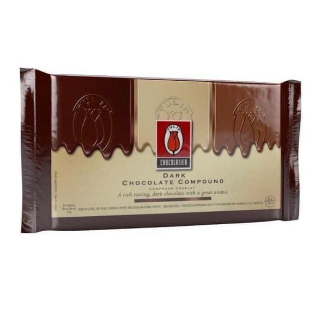 

Free Ongkir/ Tulip Dark Chocolate Compound 1kg