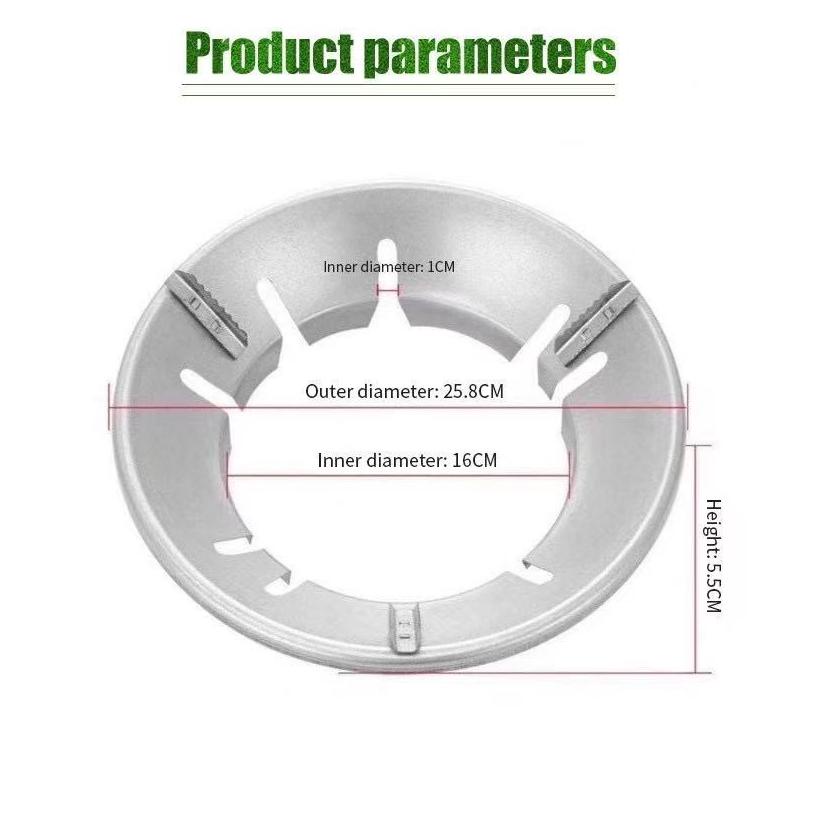 む TATAKAN KOMPOR GAS / ALAS KOMPOR GAS STAINLESS STEEL MODEL BULAT / PENUTUP KOMPOR GAS ,