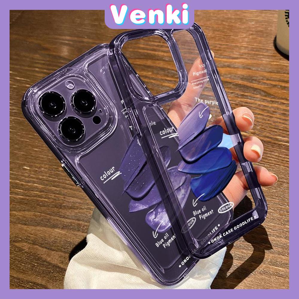 iPhone Case HD Acrylic High Quality Hard Case Metal Button Protection Camera Shockproof Dark Purple Paint Graffiti Compatible For iPhone 14 13 12 11 Pro Max xr xs max