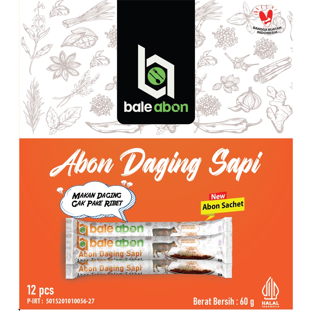 

Abon Sachet Sapi isi 12 pcs / Abon Bayi / Abon Mpasi (Premium Quality)