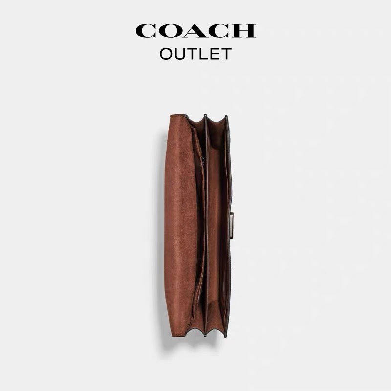 C0ach Outlet Graham Flap Brief In Black