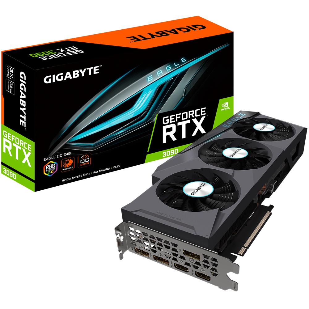 Gigabyte VGA nVidia RTX 3090 EAGLE OC 24G [GV-N3090EAGLE OC-24GD]