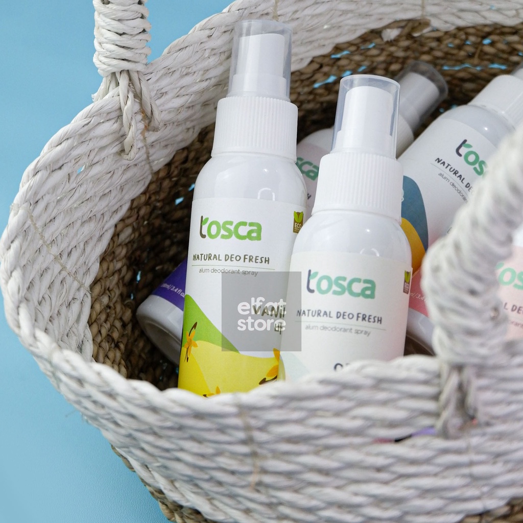 TOSCA Deodorant Spray 100 ml Natural Deodorant Tawas Cair Atasi Bau Ketiak 100% Non Alkohol