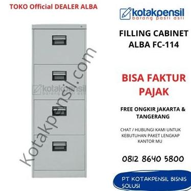 

Filling Cabinet ALBA FC 114 4 Laci - Lemari Besi - Free Ongkir