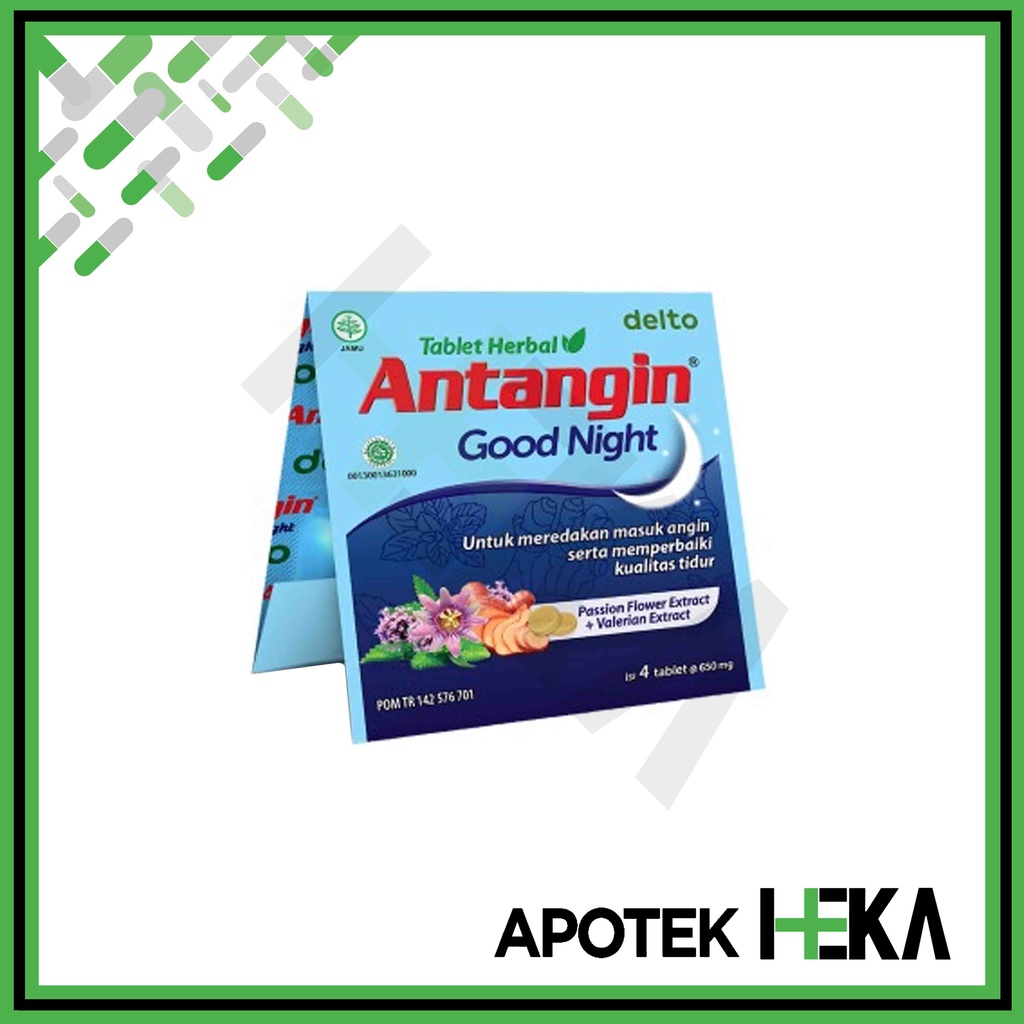 Antangin Good Night Strip isi 4 Tablet - Meredakan Masuk Angin (SEMARANG)