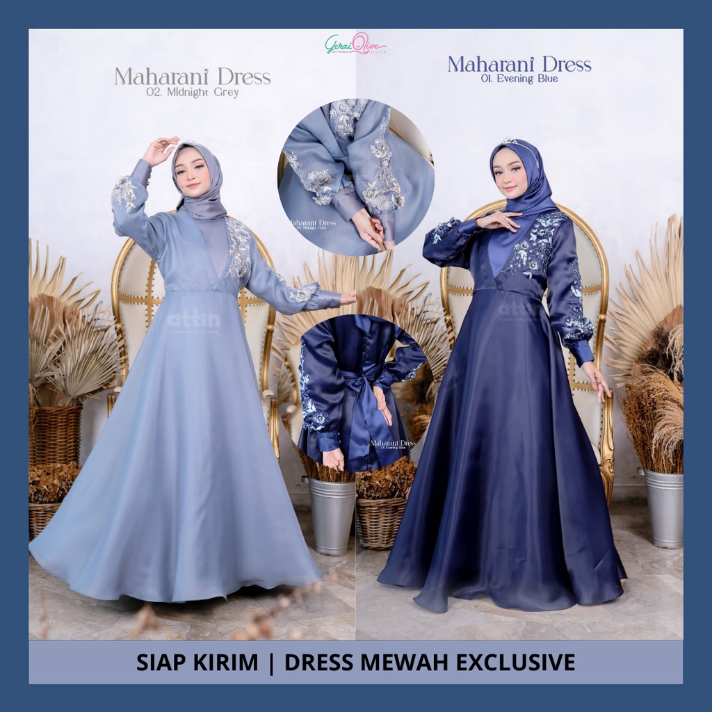 Dress Mewah Exclusive Cantik Maharani Bridesmaid Lamaran By Attin