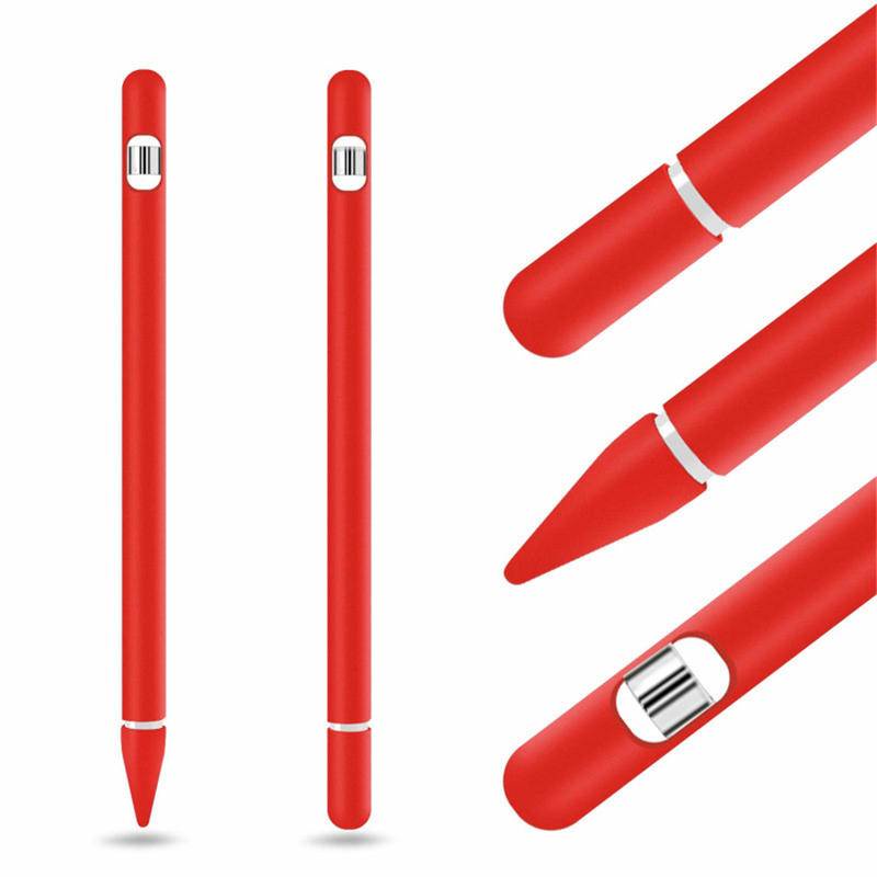 4-in-1 Silikon Pensil Cover Untuk Apple Pensil Generasi 1st Smart Stylus Pelindung Case Aksesoris Untuk Apple Pencil 1cover