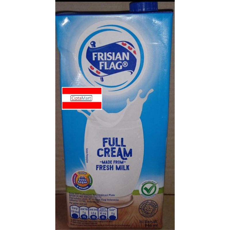 

Susu Full Cream Frisian Flag 946 ml