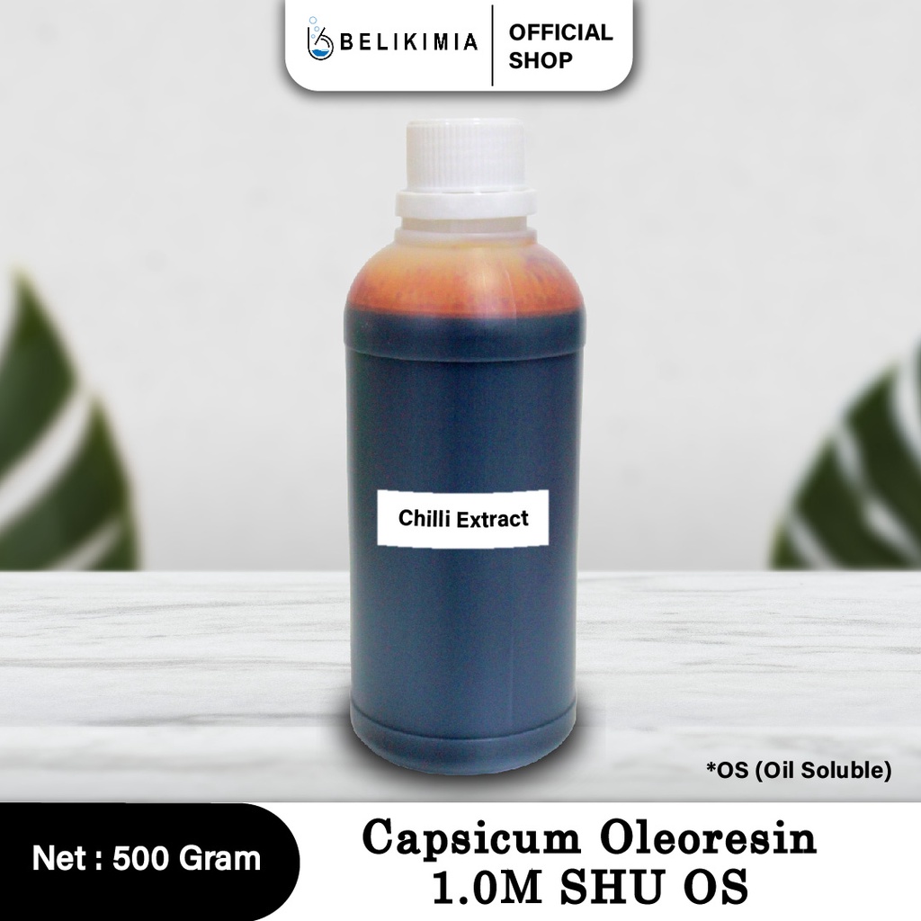 Capsicum Oleoresin 1 Juta SHU Oil Soluble / Ekstrak Cabai / Chilli Extract - 500 Gram