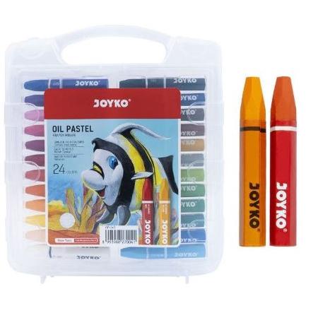 

Baru Aman KRAYON TITI 24 WARNA OIL PASTEL / CRAYON JOYKO 24 W