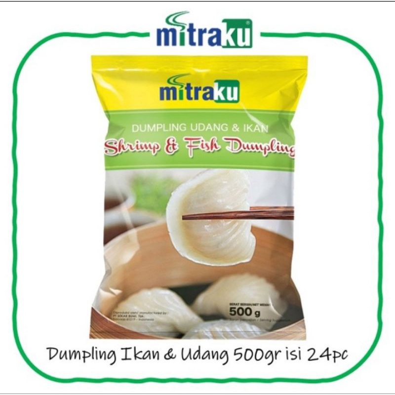 Mitraku Dumpling Ikan & Udang (Hakau) 500Gr