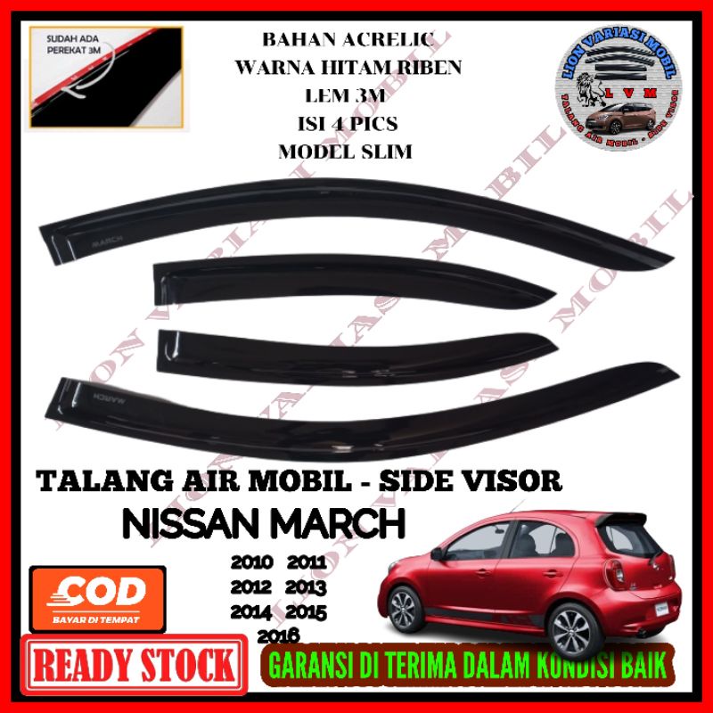 Talang air Nissan March  tahun 2010 - 2016
