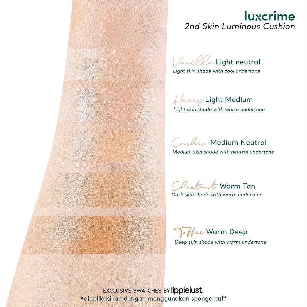 LUXCRIME  REFILL 2nd Skin Luminos Cushion-Bedak Cushion