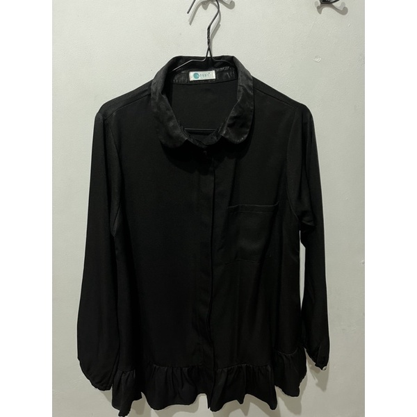 NOBBY KEMEJA POLOS HITAM