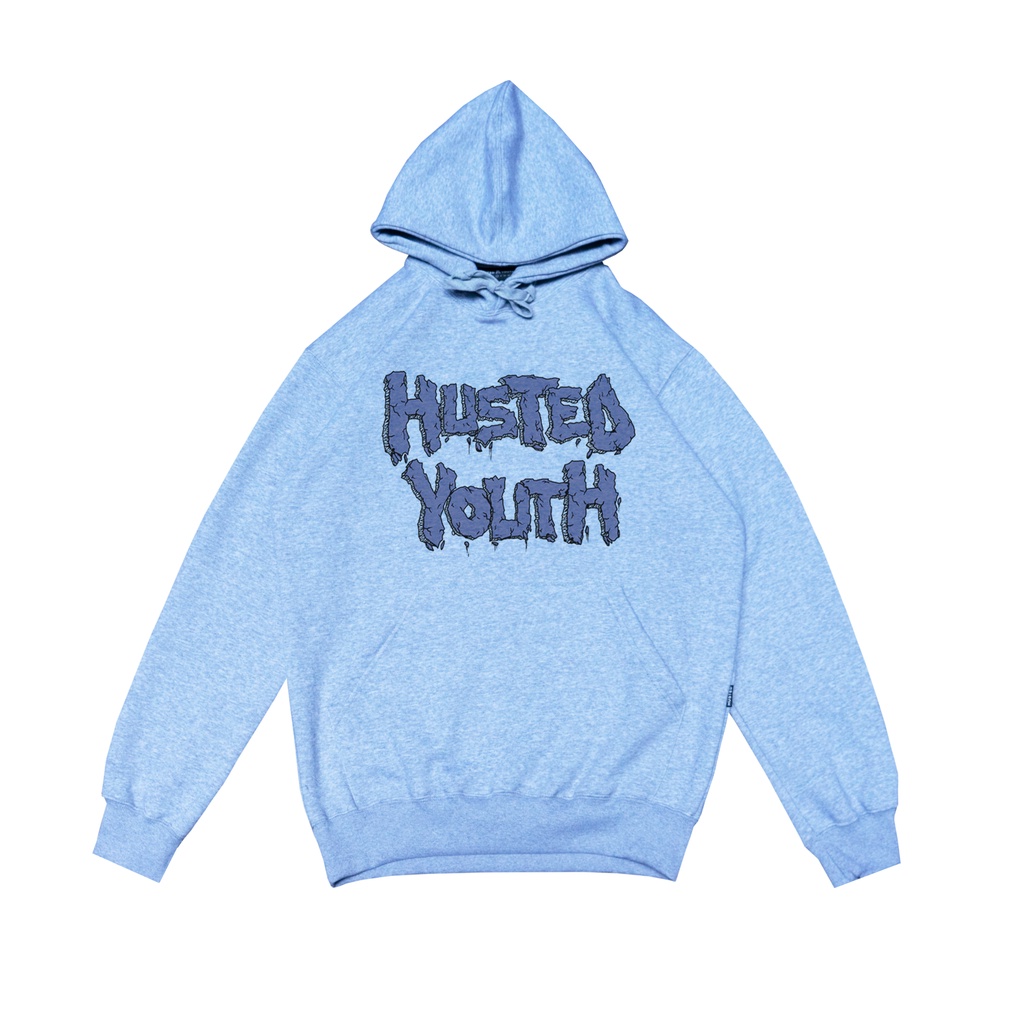 HUSTED BLUNT GREY HOODIE