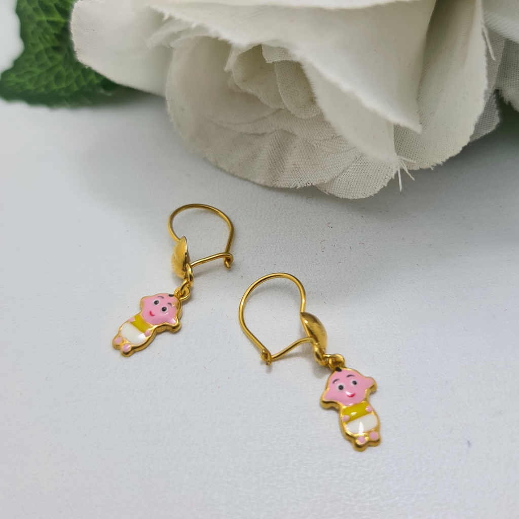 Anting Kait Emas Muda Bandul Upin