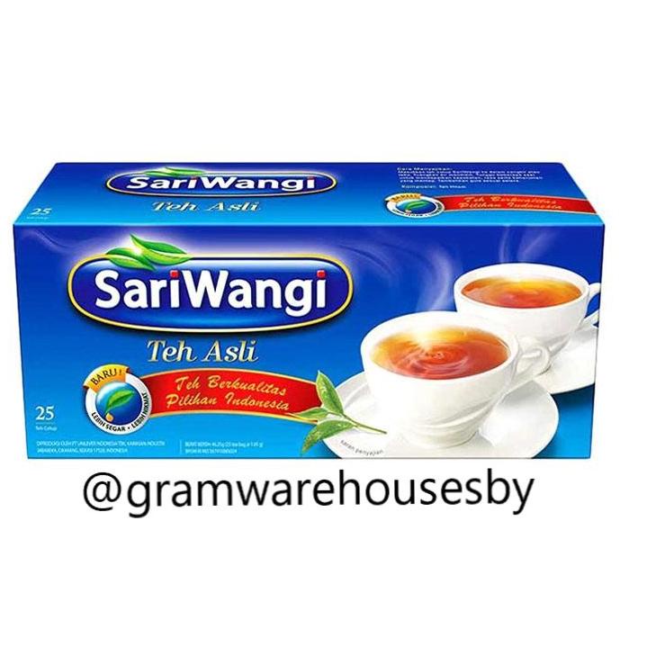 

く Teh Sari Wangi Kotak TB25 isi 25 bag per kotak ふ