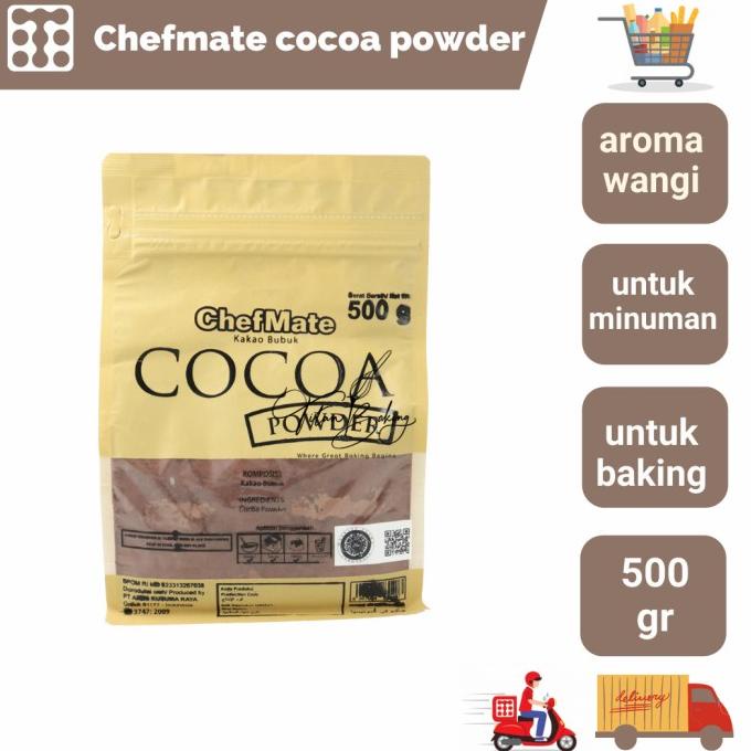 

Cocoa Dark Powder Chefmate Original Pack 500 Gr