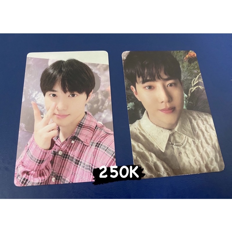 EXO SUHO GREY SUIT POB YIZHIYU PHOTOCARD