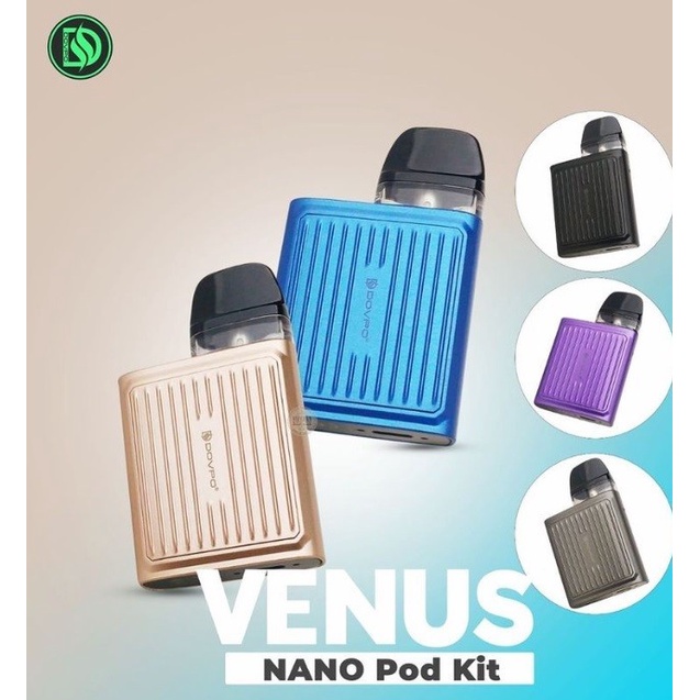 Pod Vape Vapor Venus Nano Pod Kit 15W 1000mah Authentic Dovpo