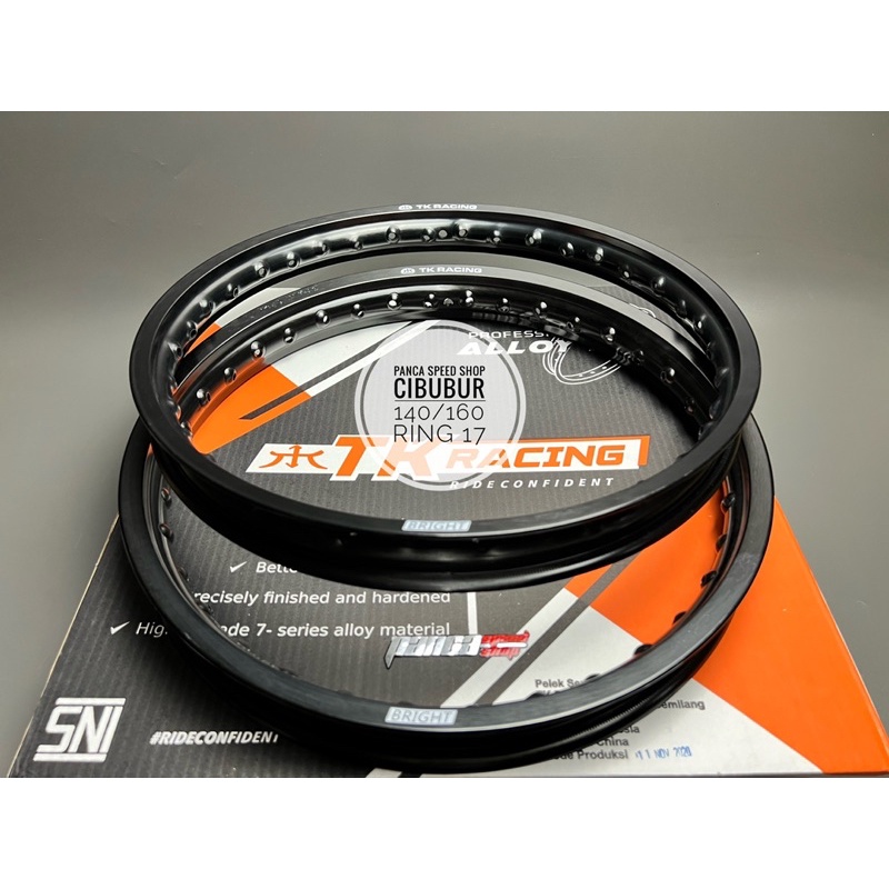 VELG TK RACING BRIGHT 140 160 RING 17 HOLE 36