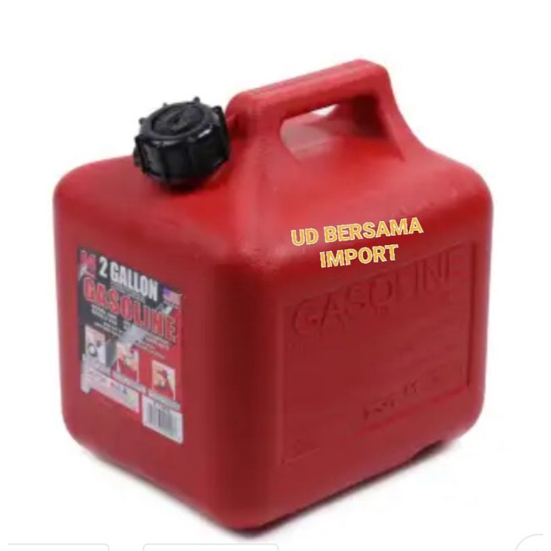 jerigen bahan bakar jurigen bensin 8 liter MIDWEST 2Gal HDPE MADE IN USA